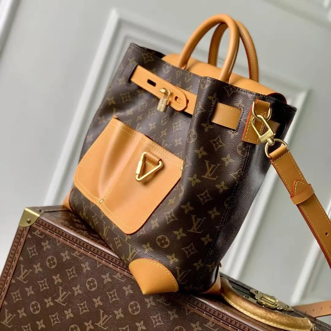 M25989 Steamer 30 Monogram Coated Canvas Handbag