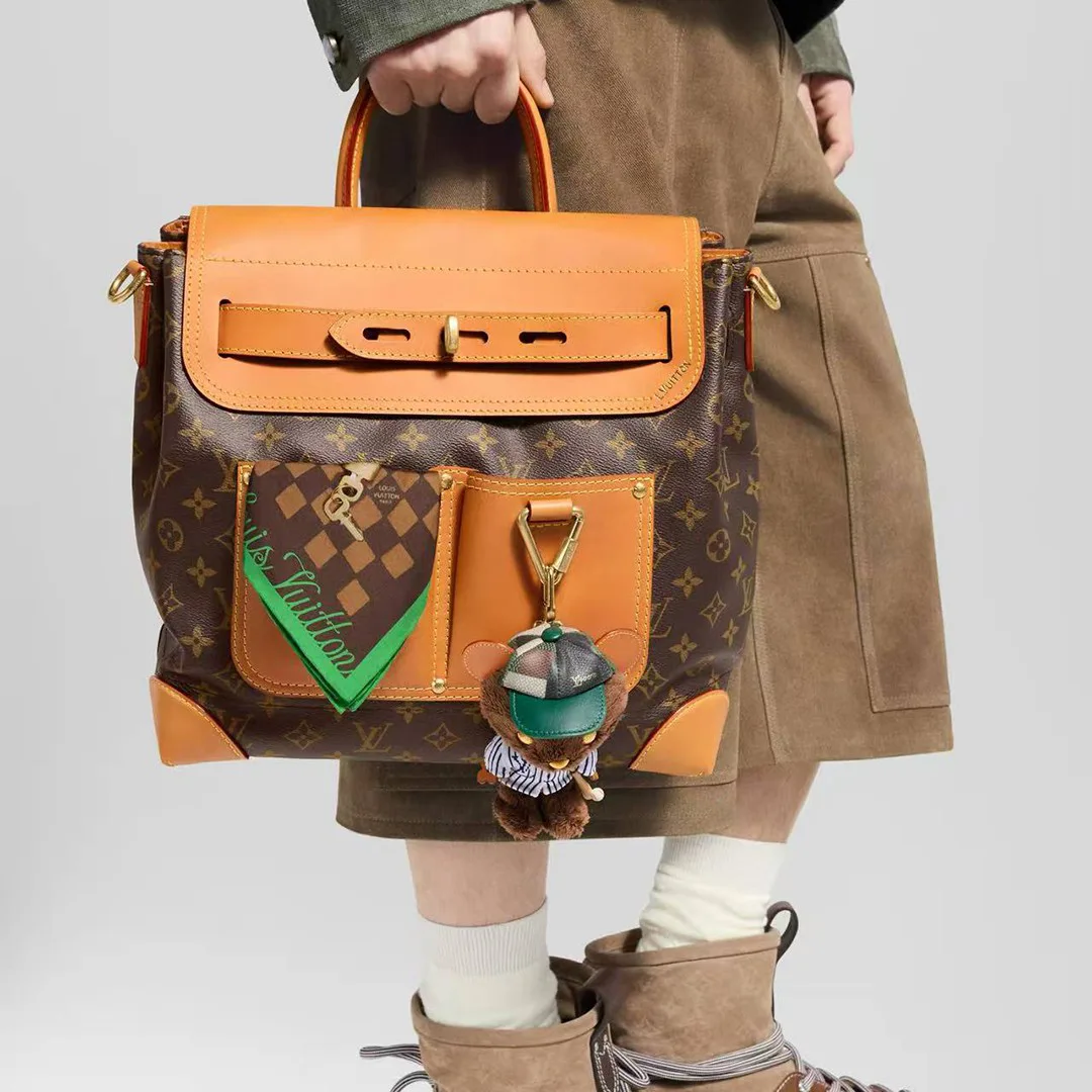 M25989 Steamer 30 Monogram Coated Canvas Handbag