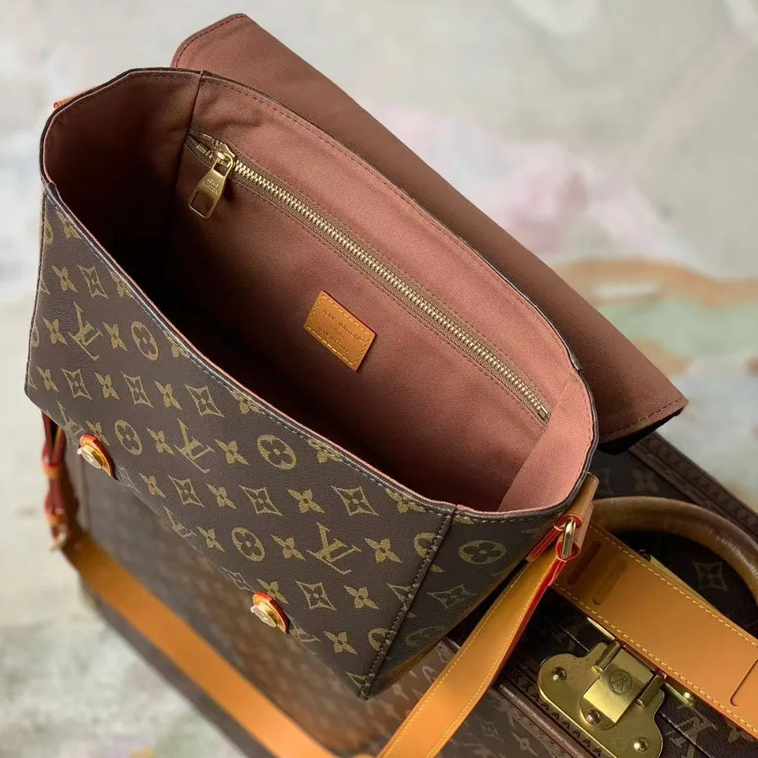 M28115 Christopher Messenger Monogram Archive Coated Canvas Handbag