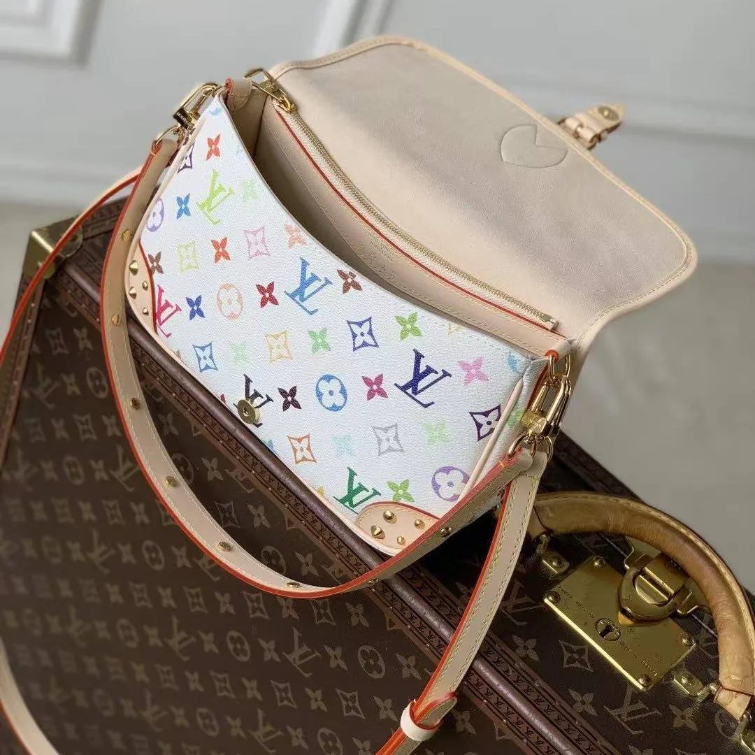 M27866 x TM Diane PM Handbag Multicolor Monogram Coated Canvas