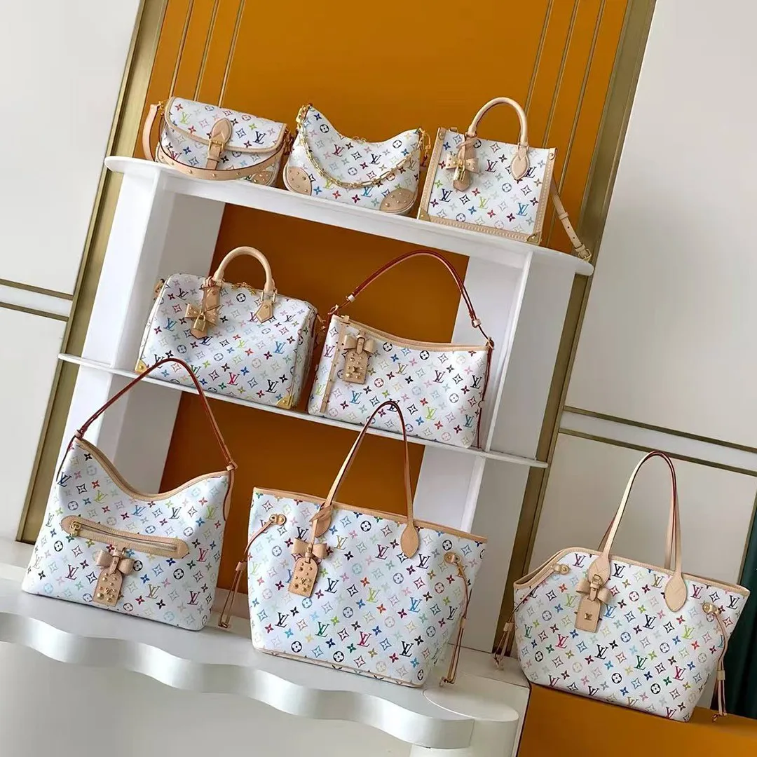 M27866 x TM Diane PM Handbag Multicolor Monogram Coated Canvas