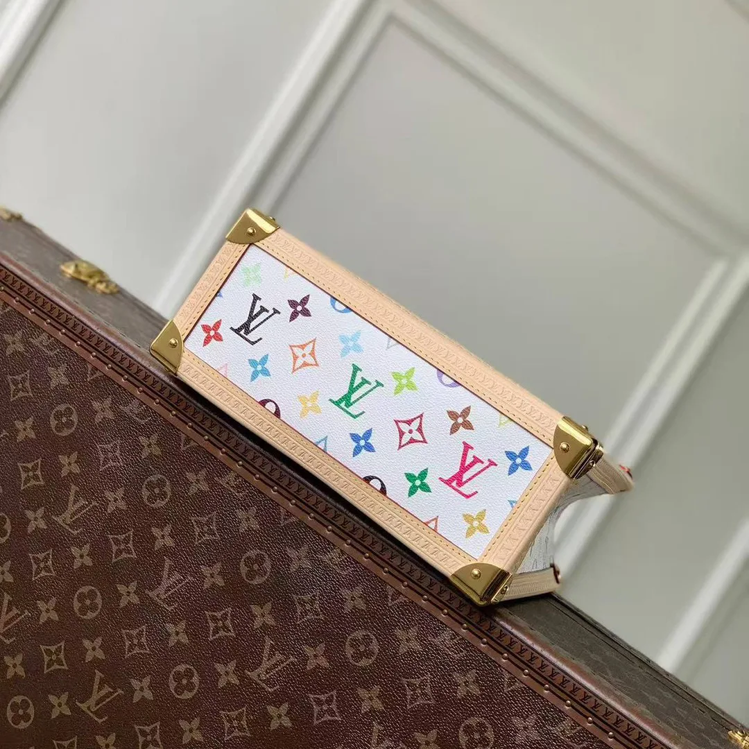 M27580 x TM Onthego PM Handbag Multicolor Monogram Coated Canvas