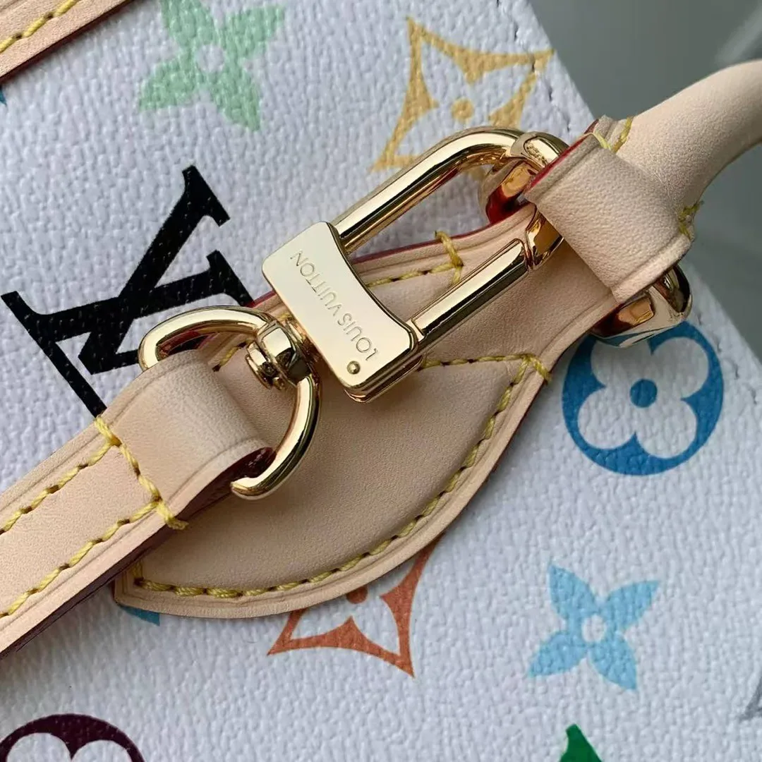 M27580 x TM Onthego PM Handbag Multicolor Monogram Coated Canvas