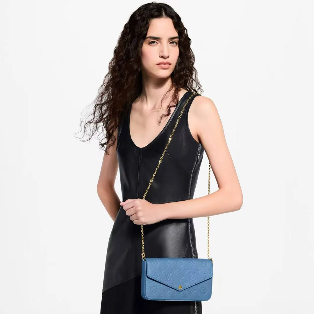 M28891 Pochette Félicie Handbag Monogram Empreinte Leather