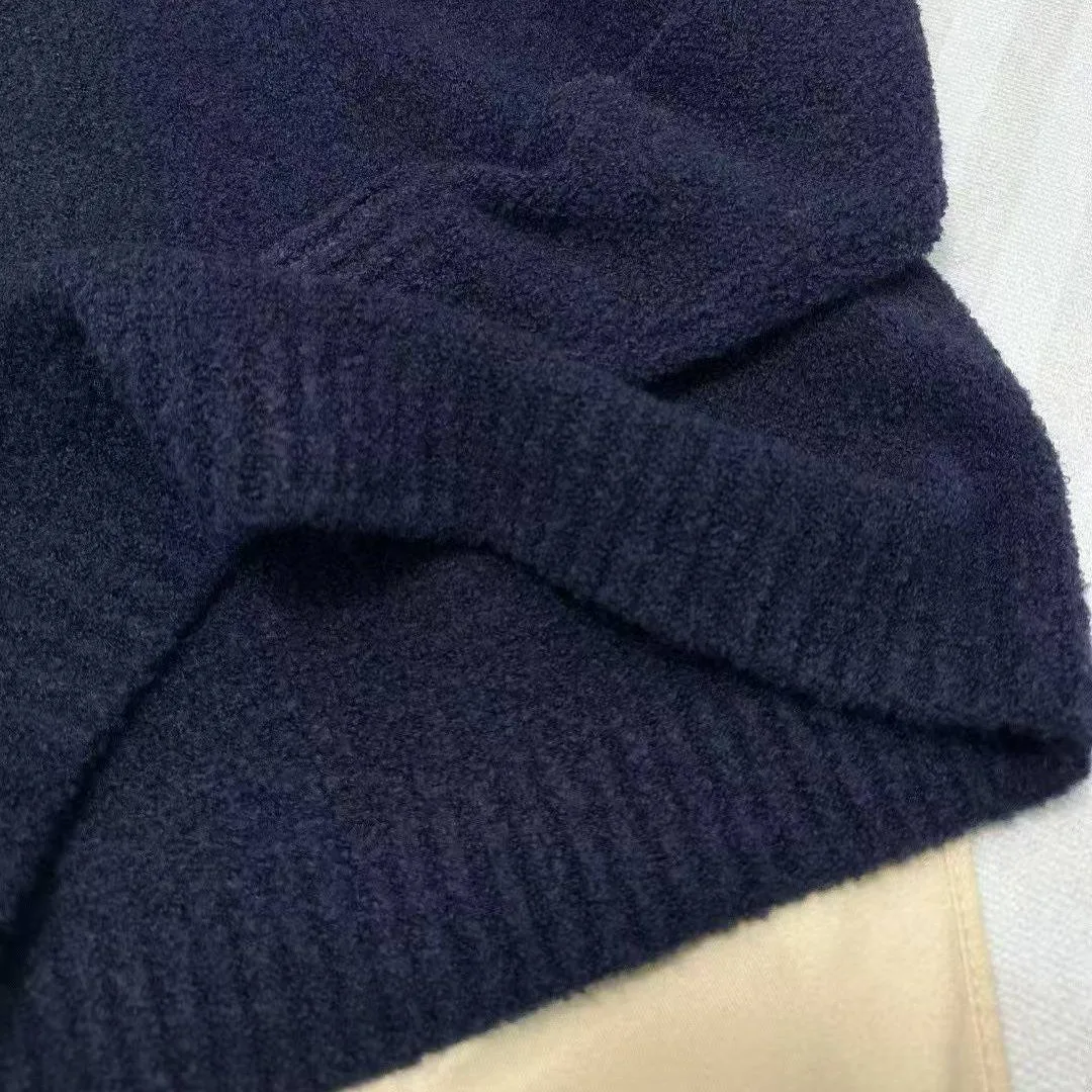 1AJAYX Intarsia Crewneck Night Sky Wool