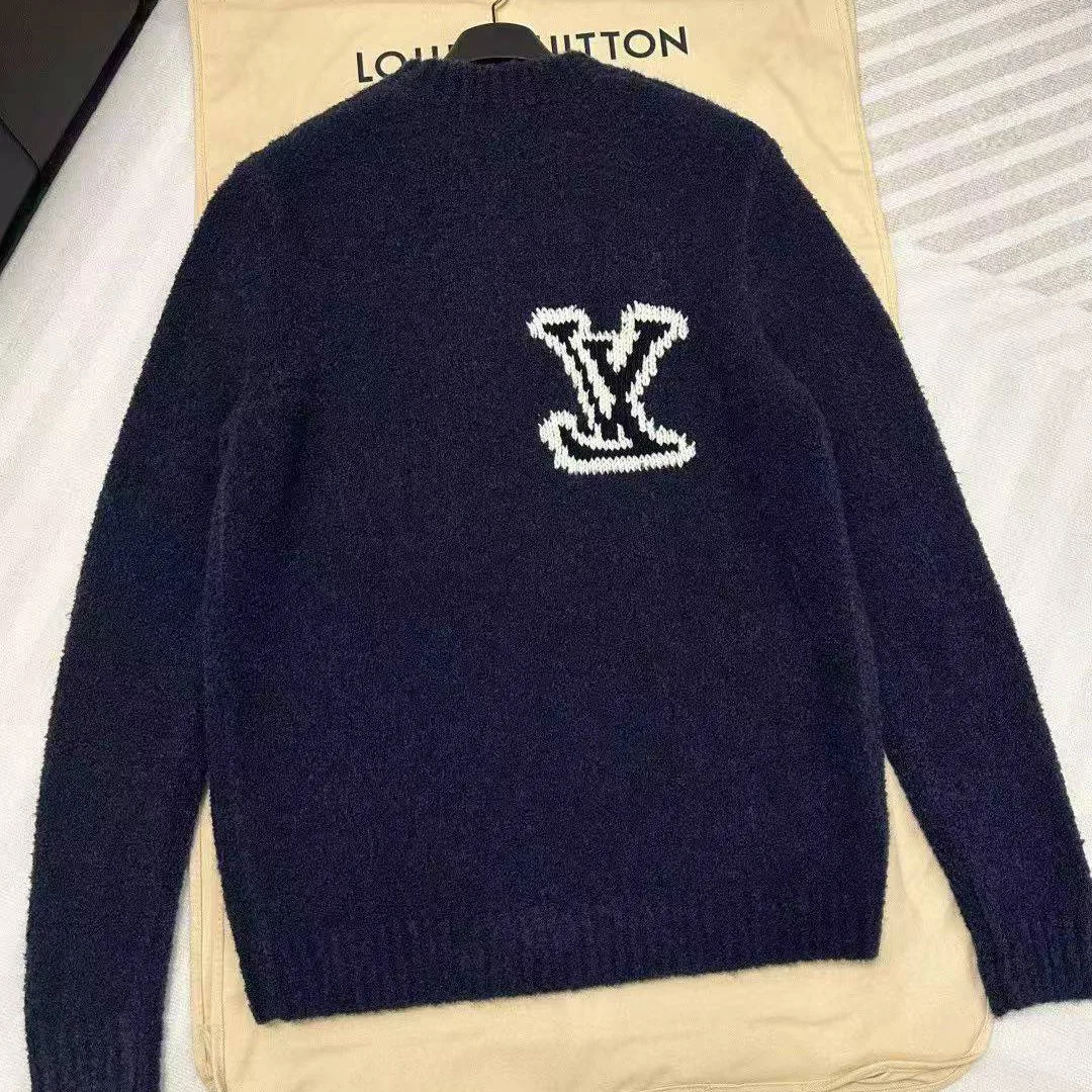 1AJAYX Intarsia Crewneck Night Sky Wool