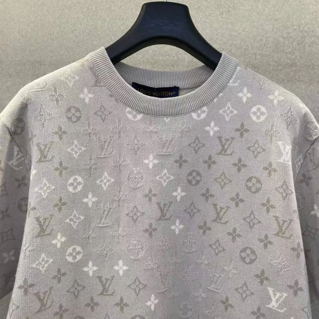 1AJBTD Monogram Short-Sleeved Crewneck Cotton