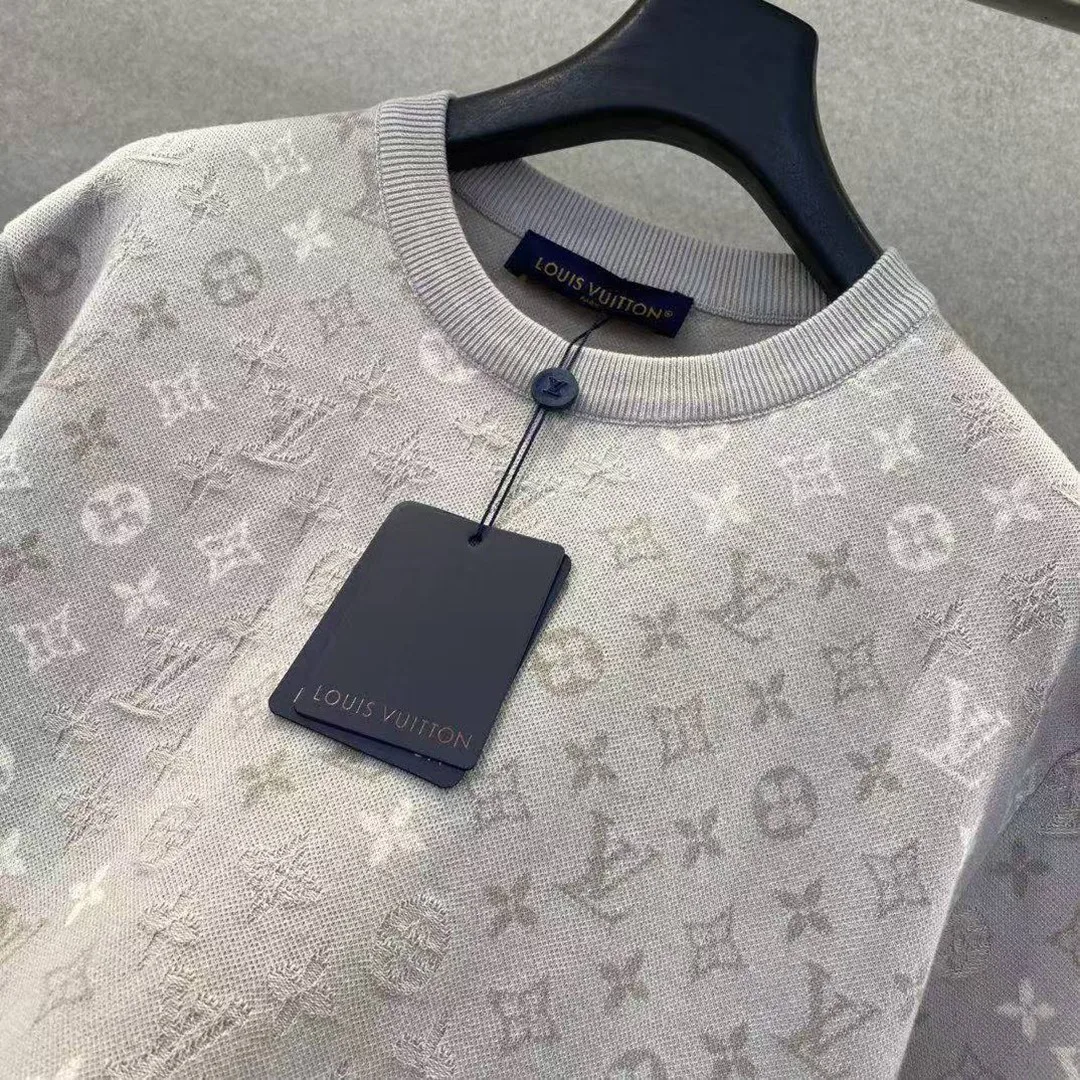 1AJBTD Monogram Short-Sleeved Crewneck Cotton