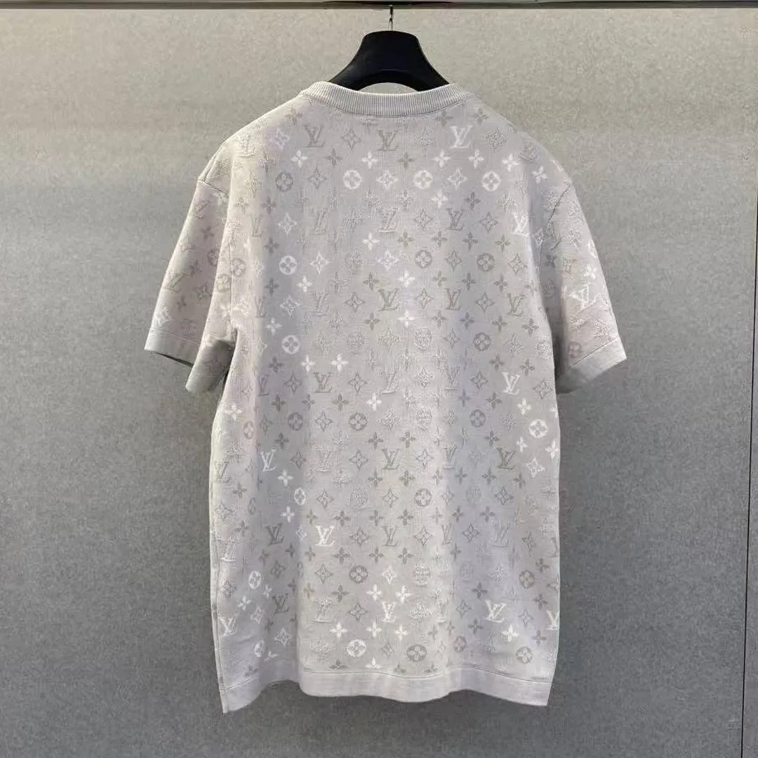 1AJBTD Monogram Short-Sleeved Crewneck Cotton