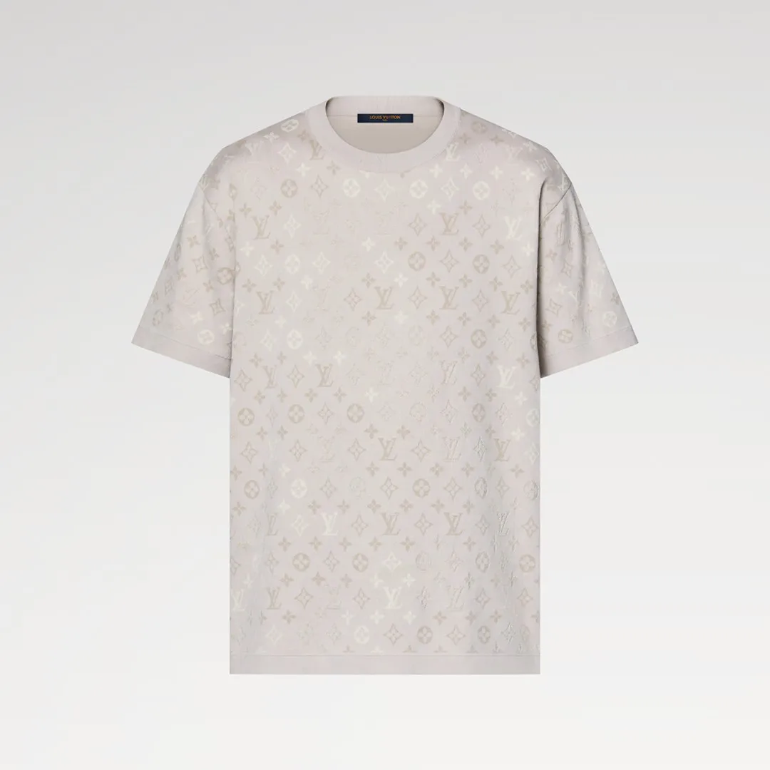 1AJBTD Monogram Short-Sleeved Crewneck Cotton