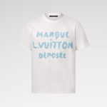 1AIKD4 Embroidered Signature T-Shirt White Cotton - 1AFBB2 2 1AIKD4 Embroidered Signature T-Shirt White Cotton