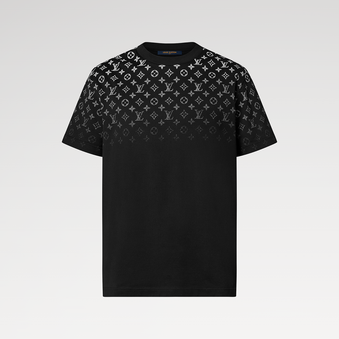 1AFBB2 Gradient Cotton T-Shirt Monogram Gradient Cotton