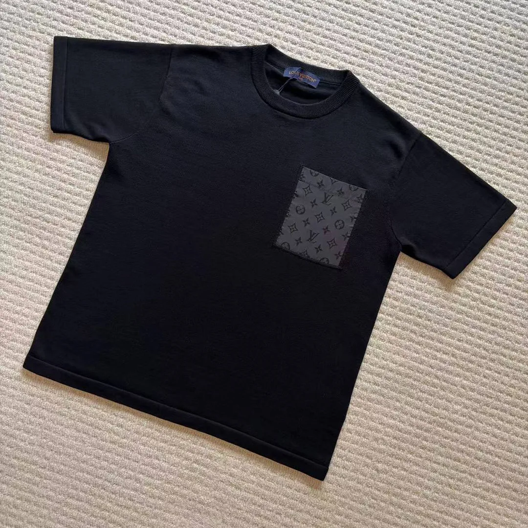 1AJRLX T-Shirt With Technical Signature Details Monogram Black Cotton