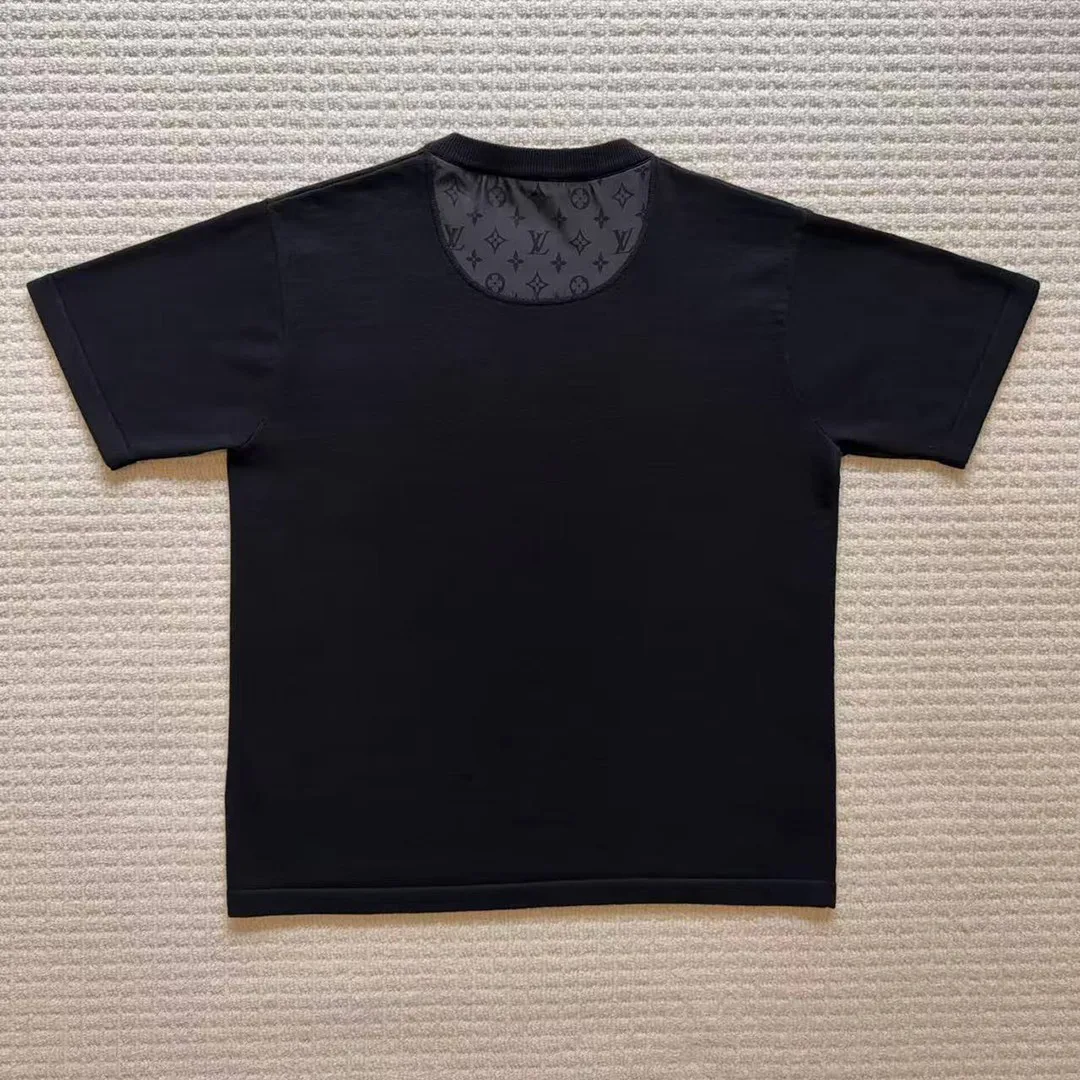1AJRLX T-Shirt With Technical Signature Details Monogram Black Cotton