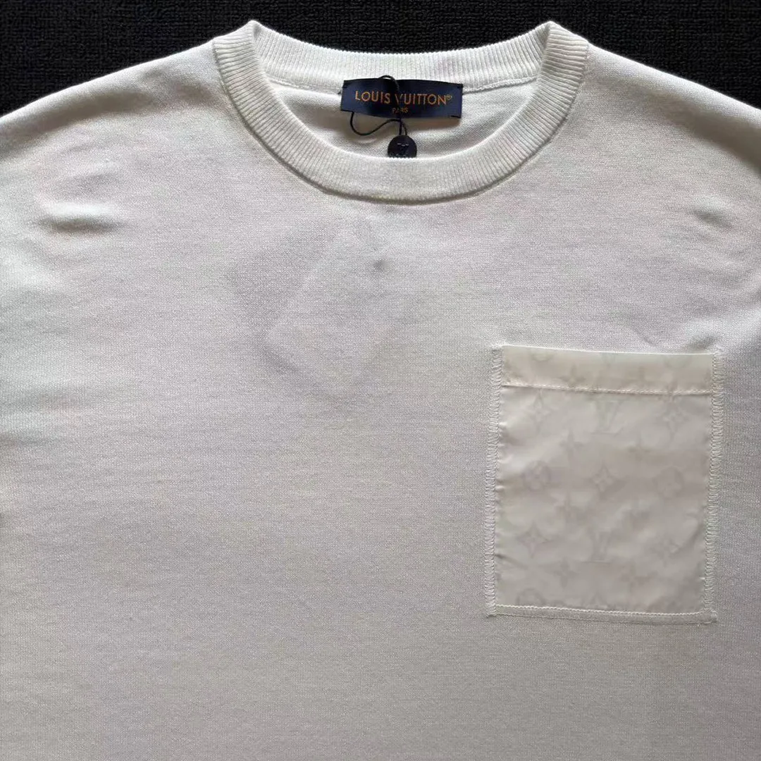1AHVQ0 T-Shirt With Monogram Nylon Details Almond Milk Cotton