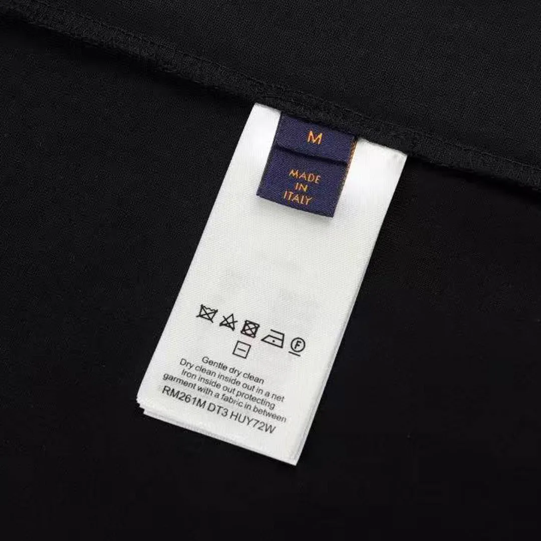 1AJTYP Embellished Signature T-Shirt Black Cotton