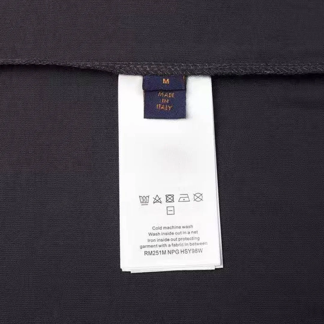 1AJCBH Monogram Short-Sleeved T-Shirt Obsidian Cotton