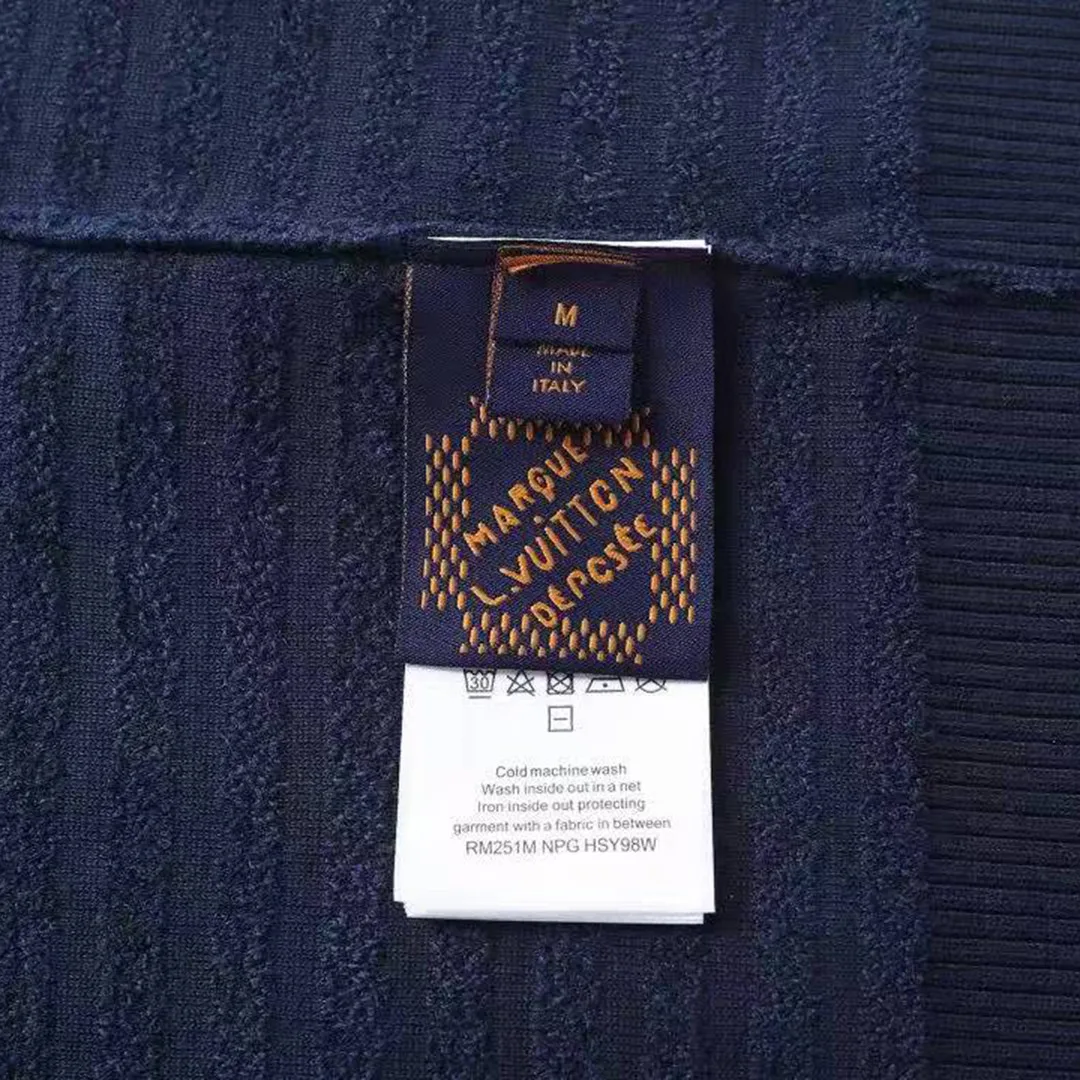 1AIWFX Graphic Jacquard Hoodie Monogram Blue
