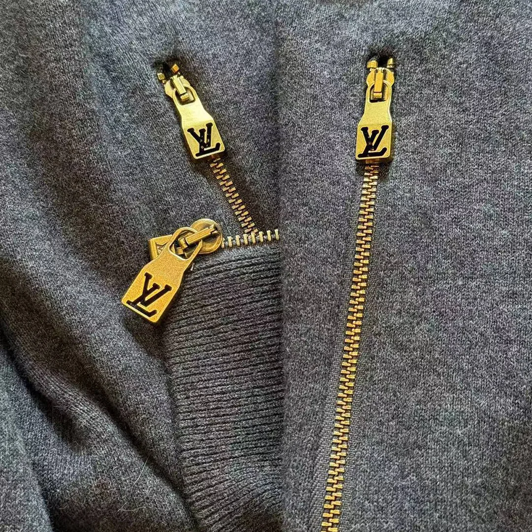 1AGJWH Double Face Knit Wool Travel Blouson Jacquard Monogram Cotton