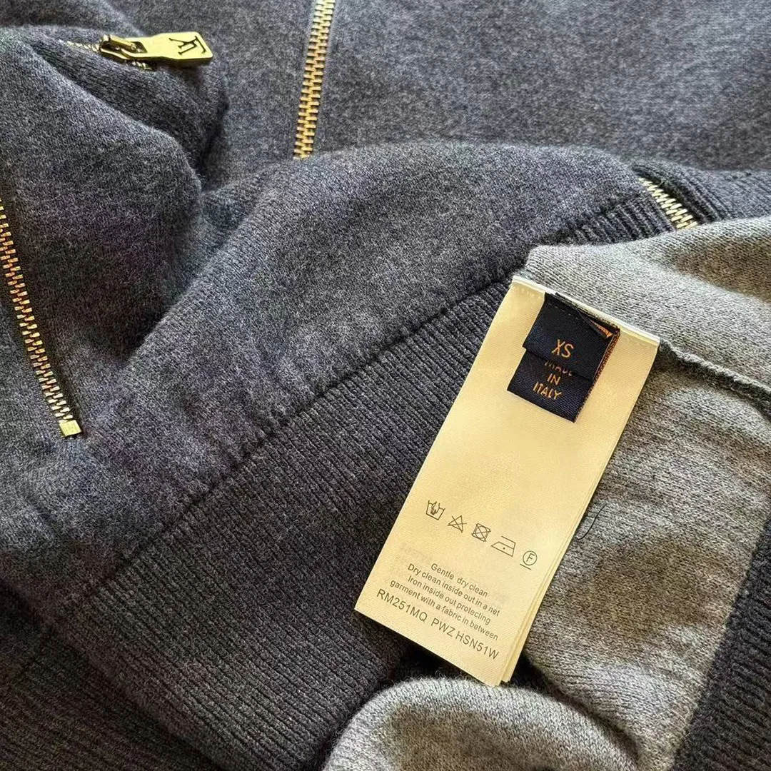 1AGJWH Double Face Knit Wool Travel Blouson Jacquard Monogram Cotton