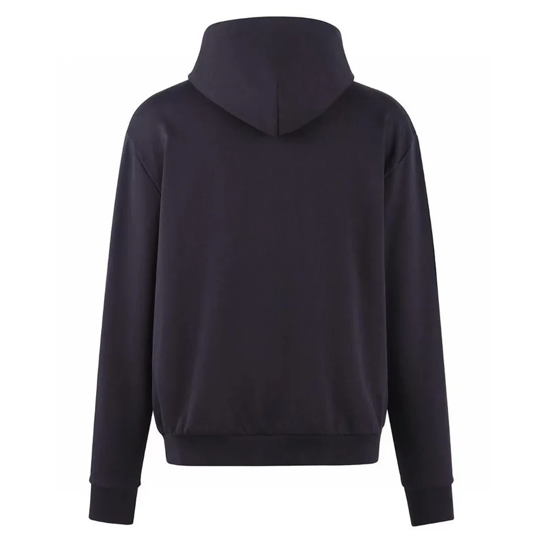 1AJCFP Embellished Signature Hoodie Obsidian Cotton