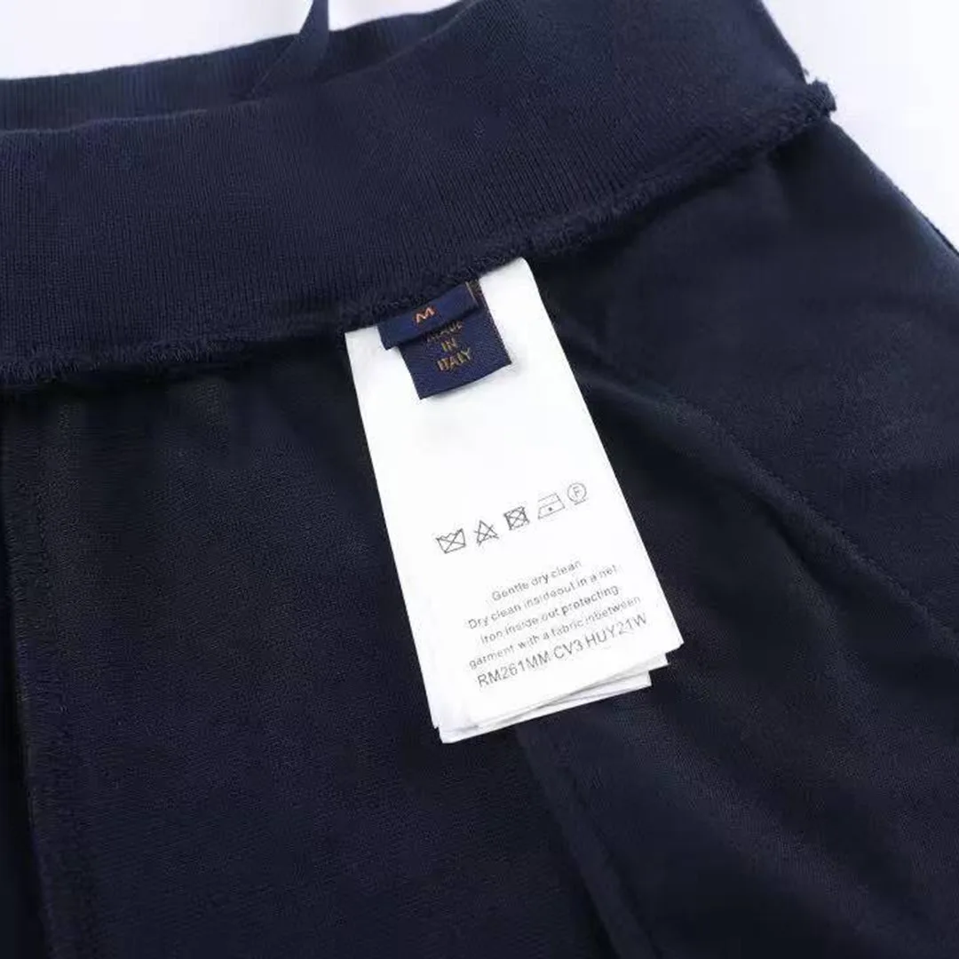1AJCCL Chic Velvet Track Pants Night Sky Cotton 01