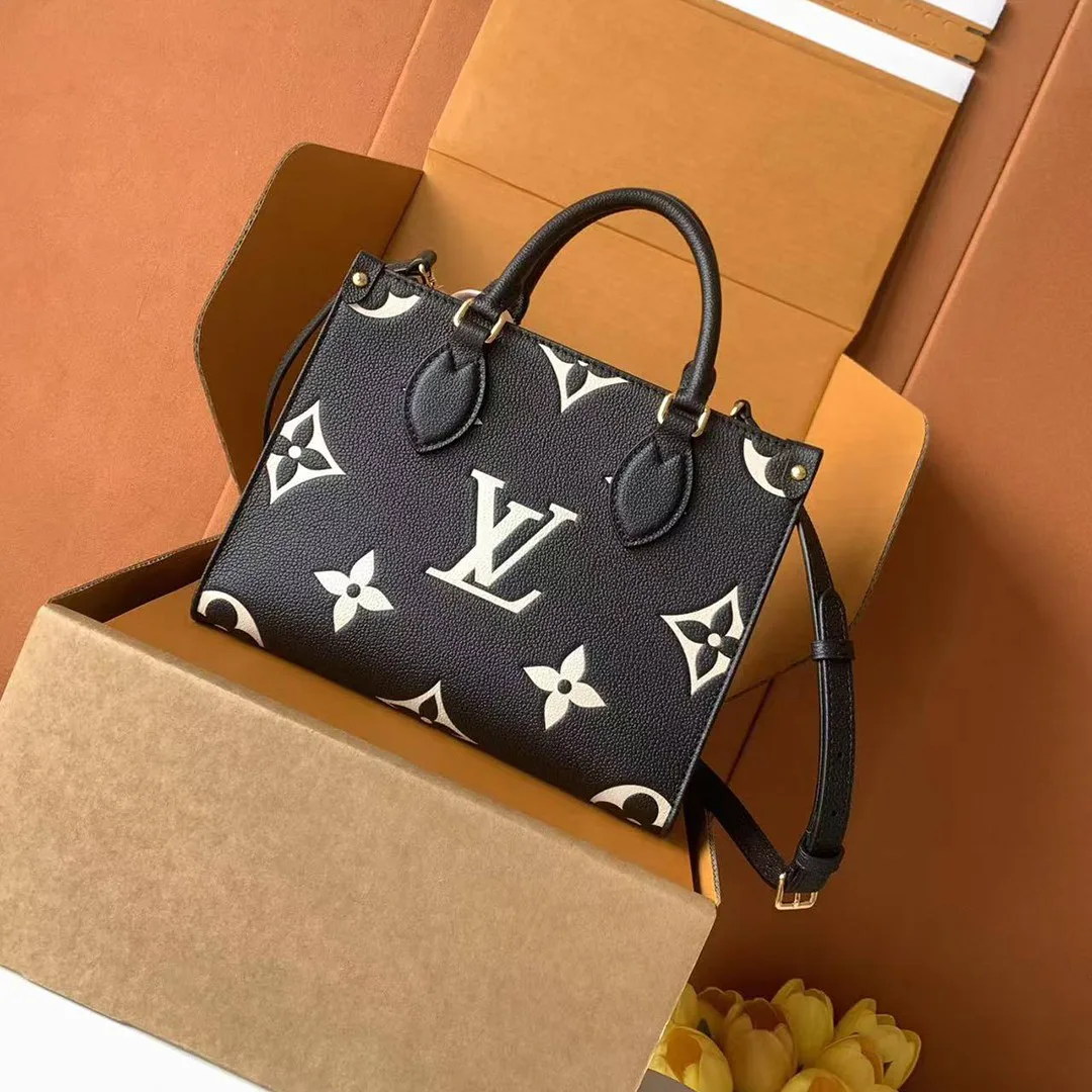 M45659 OnTheGo PM Bicolor Monogram Empreinte Leather
