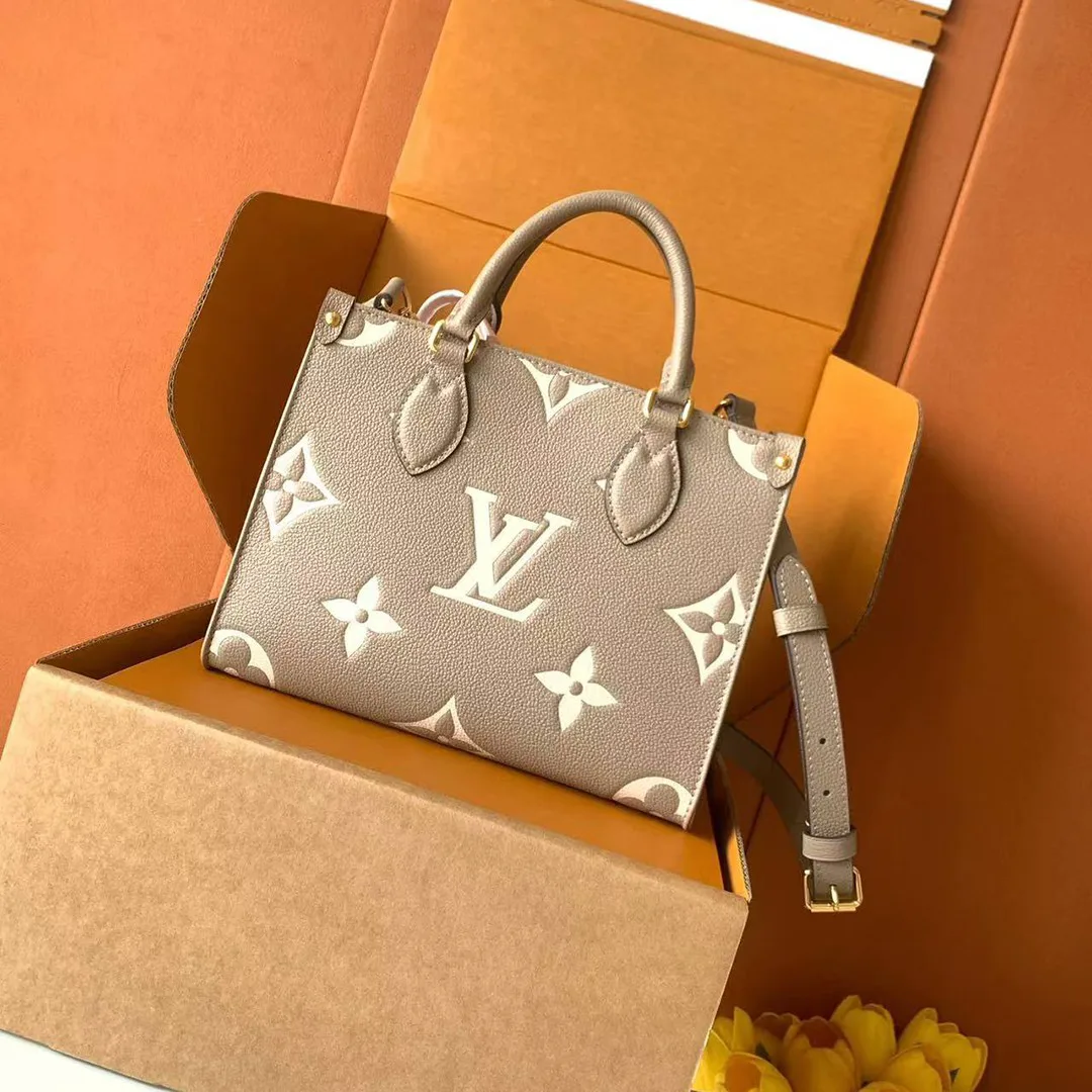 M45779 OnTheGo PM Bicolor Monogram Empreinte Leather