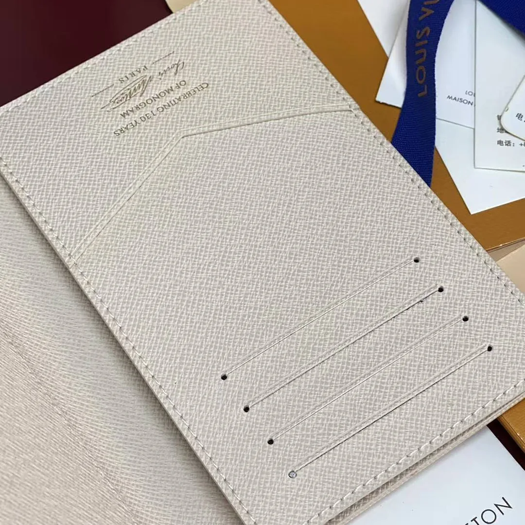 M27613 Passport Cover Monogram Origine Lin Coated Canvas