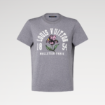 1AJZF9 Iris Print T-Shirt Mouse Gray 100% Cotton Jersey - 1AJZCD 2 1AJZF9 Iris Print T-Shirt Mouse Gray 100% Cotton Jersey