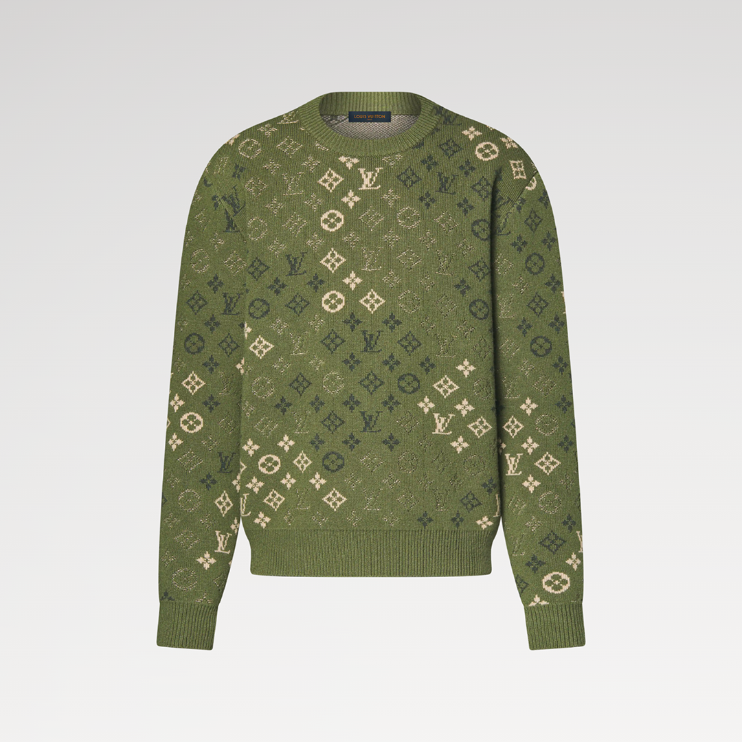 1AJBTL Monogram Pullover Forest Night