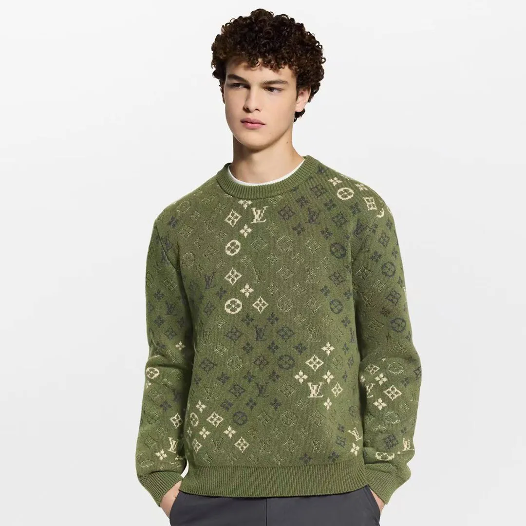1AJBTL Monogram Pullover Forest Night