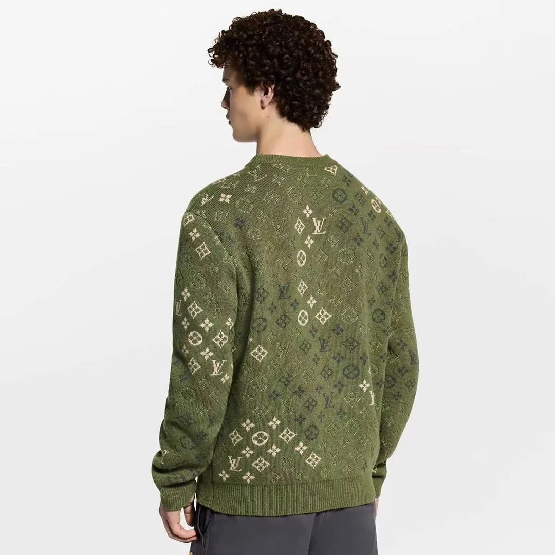1AJBTL Monogram Pullover Forest Night