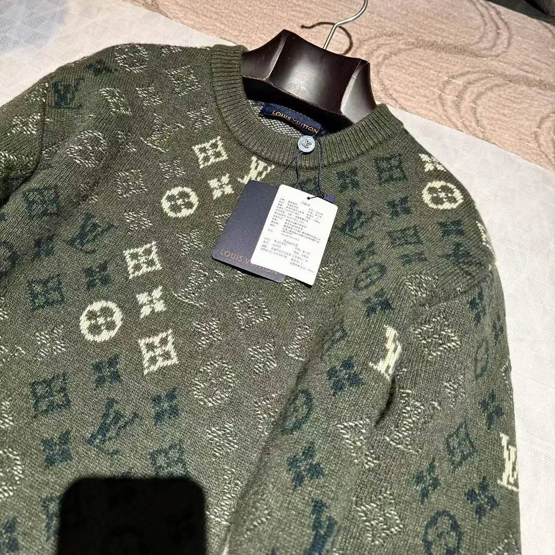 1AJBTL Monogram Pullover Forest Night