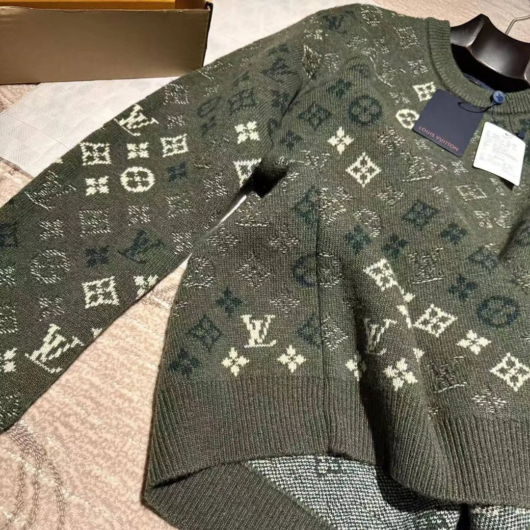1AJBTL Monogram Pullover Forest Night