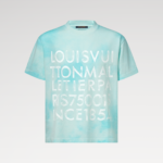 1AJUCX Tie-Dye Printed T-Shirt 100% Cotton Turquoise - 1AJBTL 1 1AJUCX Tie-Dye Printed T-Shirt 100% Cotton Turquoise