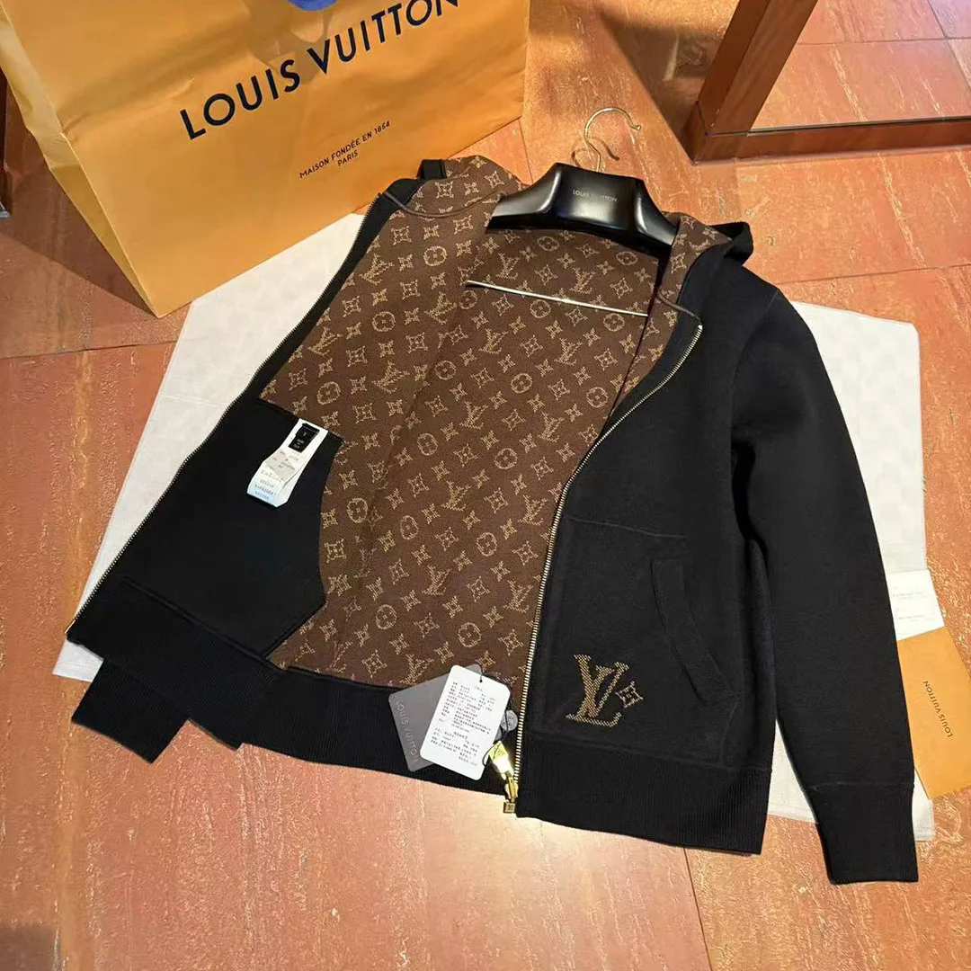 1AJBXH Monogram Reversible Double Face Hooded Blouson