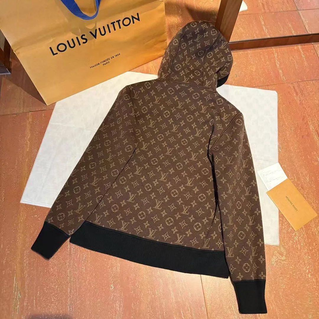 1AJBXH Monogram Reversible Double Face Hooded Blouson
