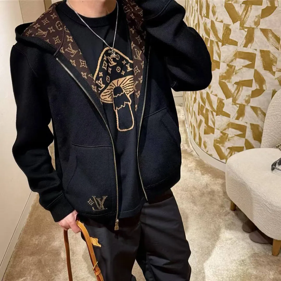 1AJBXH Monogram Reversible Double Face Hooded Blouson