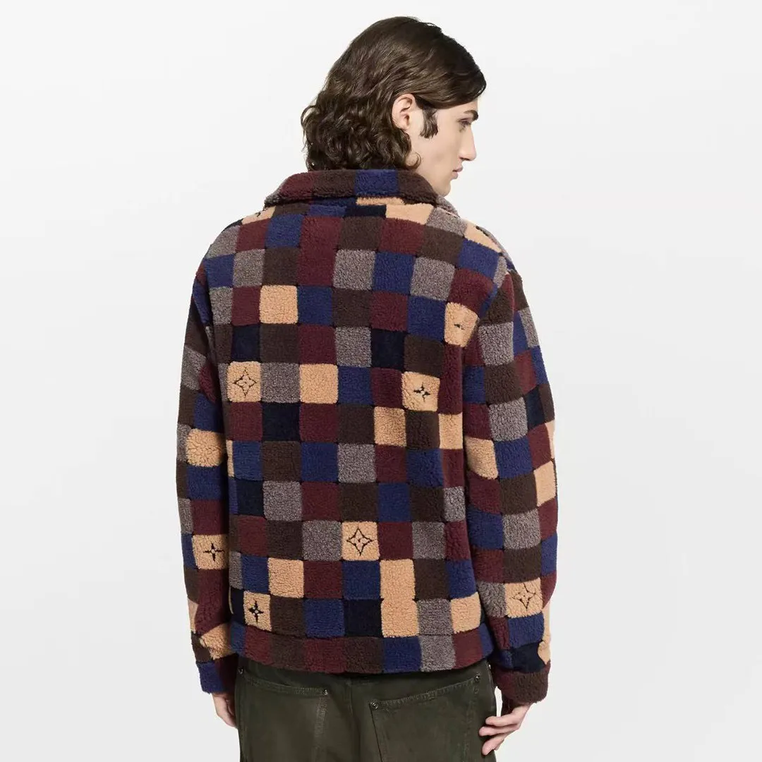 1AJCAT Damier Fleece Blouson Monogram Flower