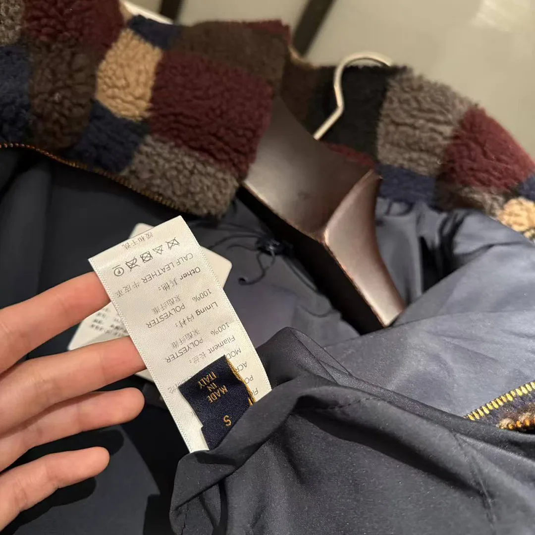1AJCAT Damier Fleece Blouson Monogram Flower