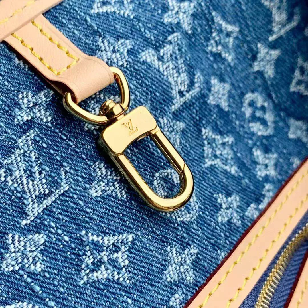 M13192 Neverfull MM Monogram Denim Blue