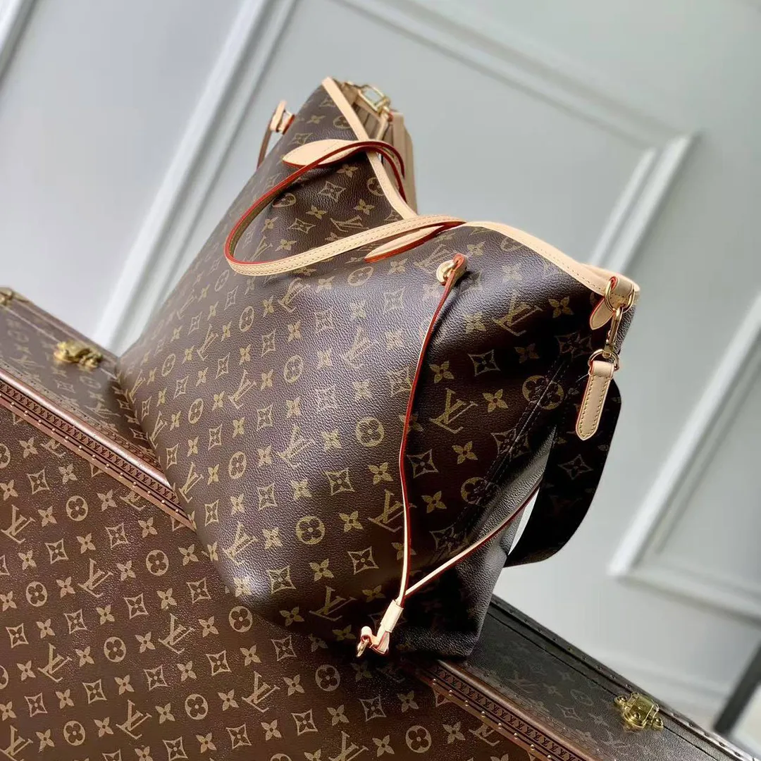 M11948 Neverfull Bandoulière Inside Out GM Tote Handbag Monogram Coated Canvas