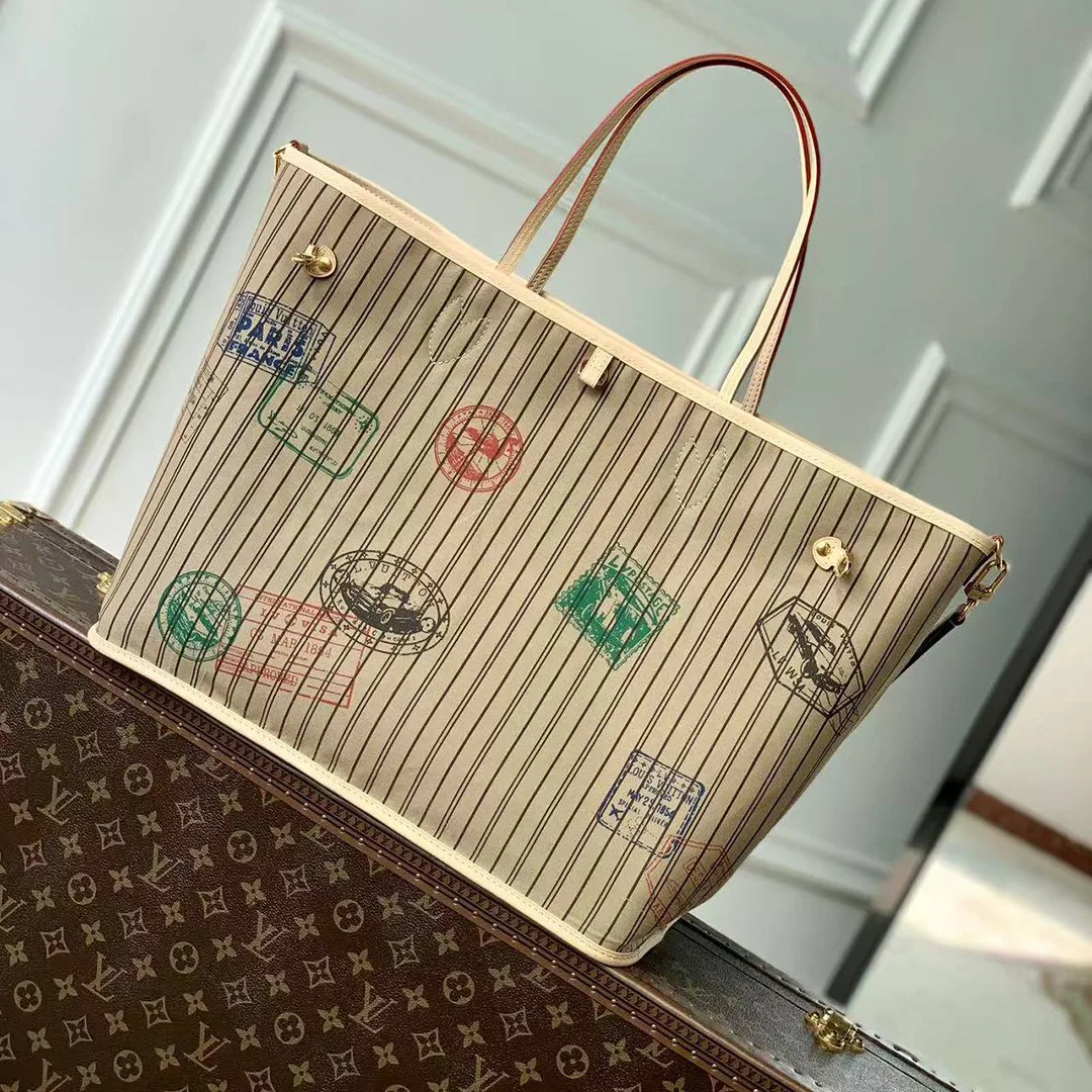 M11948 Neverfull Bandoulière Inside Out GM Tote Handbag Monogram Coated Canvas
