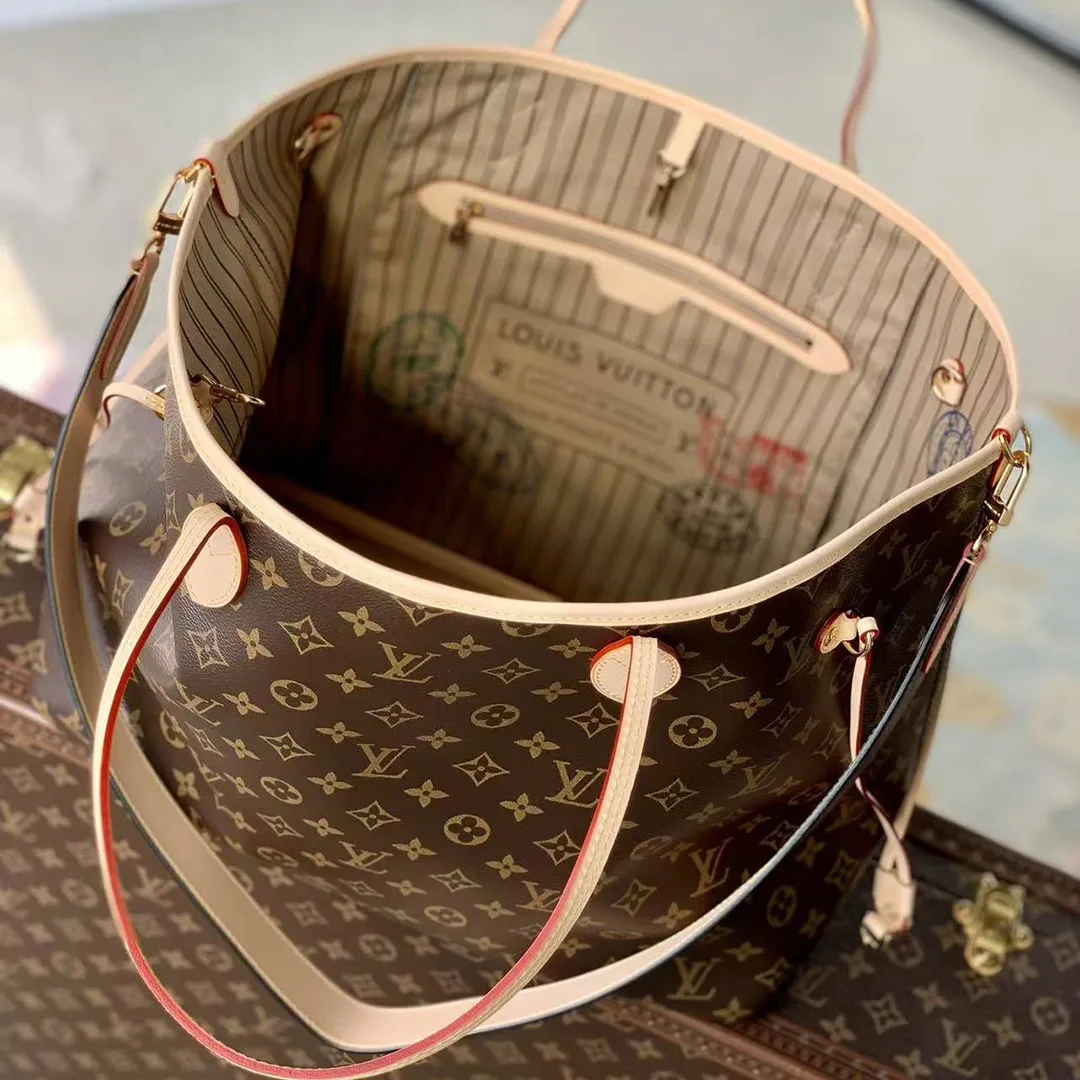 M11948 Neverfull Bandoulière Inside Out GM Tote Handbag Monogram Coated Canvas