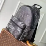 M28789 Discovery Backpack PM Black Damouflage Coated Canvas - M28575 2 M28789 Discovery Backpack PM Black Damouflage Coated Canvas