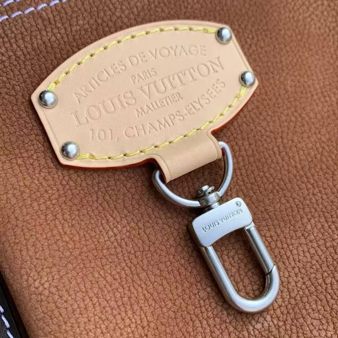 M26127 Keepall Bandoulière 50 Tan Monogram Suede Leather