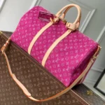 M27944 Keepall Bandoulière 45 Fuchsia Denim Monogram Denim - M27943 1 M27944 Keepall Bandoulière 45 Fuchsia Denim Monogram Denim