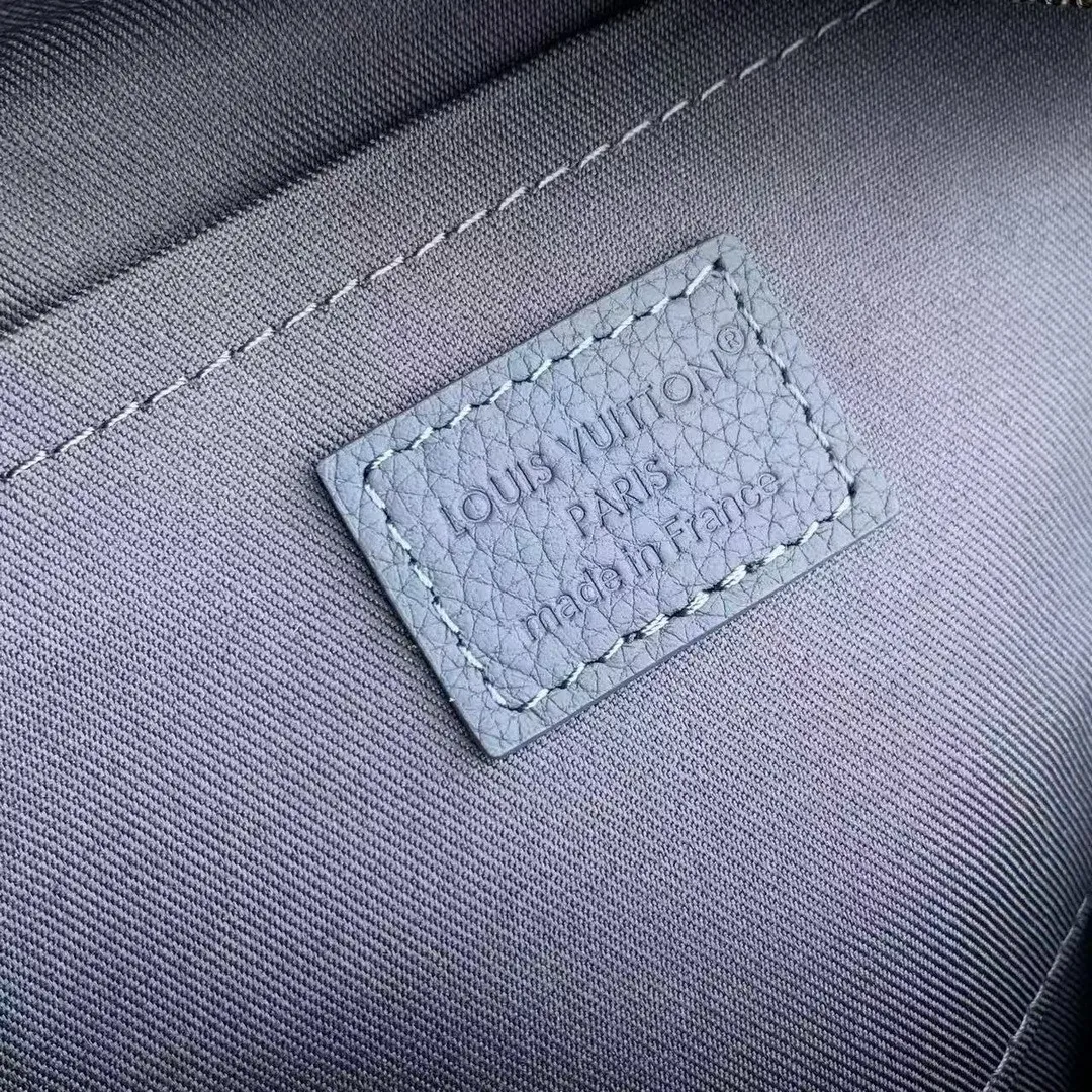 M28600 Keepall Bandoulière 25 Bag Indigo Blue Damoflage Coated Canvas Handbags