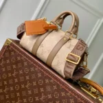 M29272 Keepall Bandoulière 25 Monogram Heritage Men's Bags Sand Beige Monogram Surplus Coated Canvas Handbags - M29159 2 M29272 Keepall Bandoulière 25 Monogram Heritage Men's Bags Sand Beige Monogram Surplus Coated Canvas Handbags